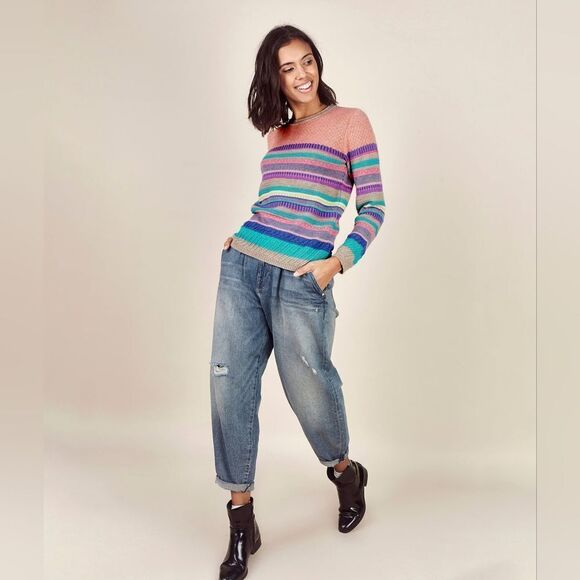 SOL Alpaca Norms Baby Alpaca Knit Sweater Size L - Picture 4 of 14